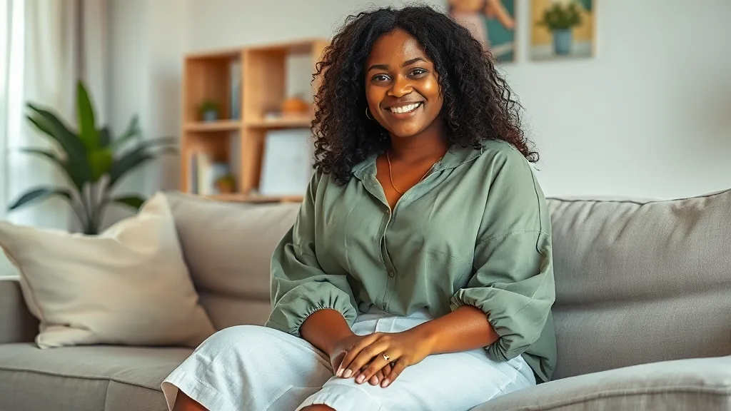 Sofia ontspannen zittend op een bed zonder bh voor een snelle sex advertentie date