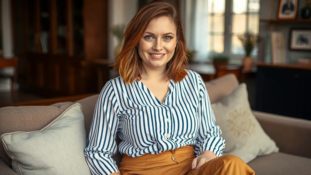 Kasia elegant zittend in modieuze kleding voor haar sex advertentie in Amsterdam-Noord