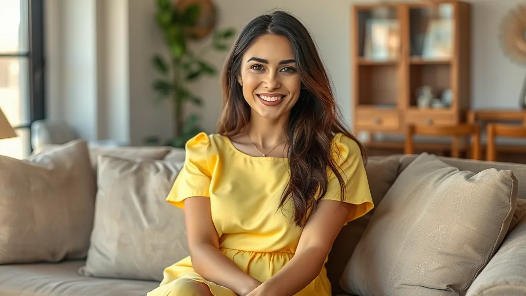 Alejandra in modieuze casual kleding poserend voor haar seksadvertentie in Den Haag