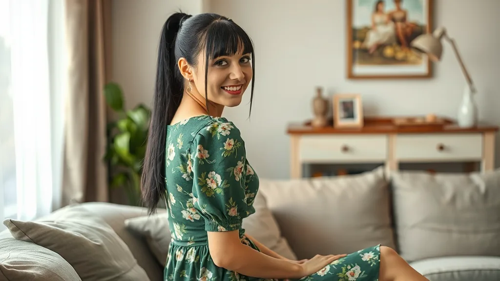 Teodora sfeervol gefotografeerd in een luxe kamer in Den Haag-Centrum