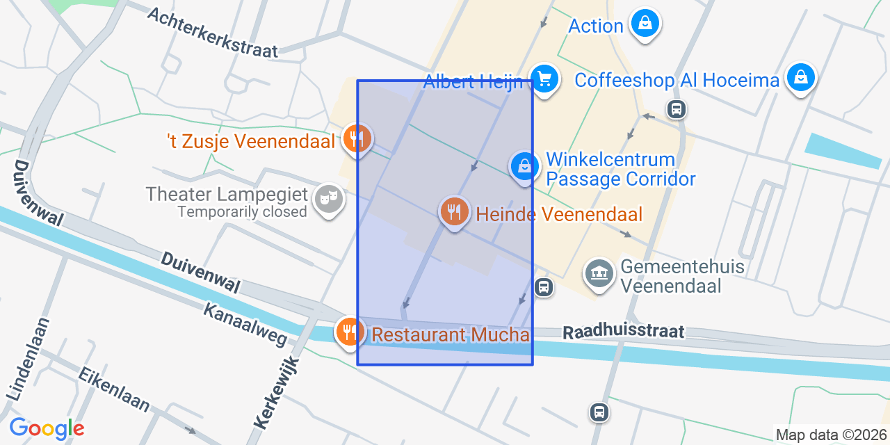 Kaart van Centrum, Utrecht