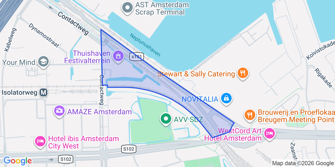 Kaart van Noord, Amsterdam